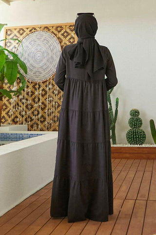 Tiered Long Maxi Dress - Modestly Designed - By Baano