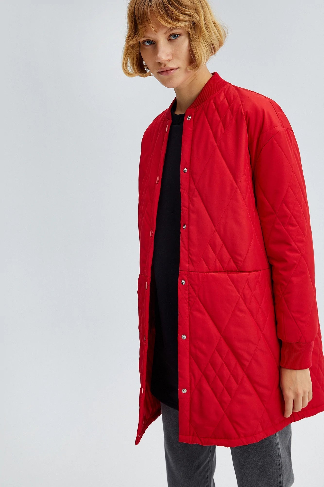 Quilted Ribbed Jacket coats & Jackets By Baano   
