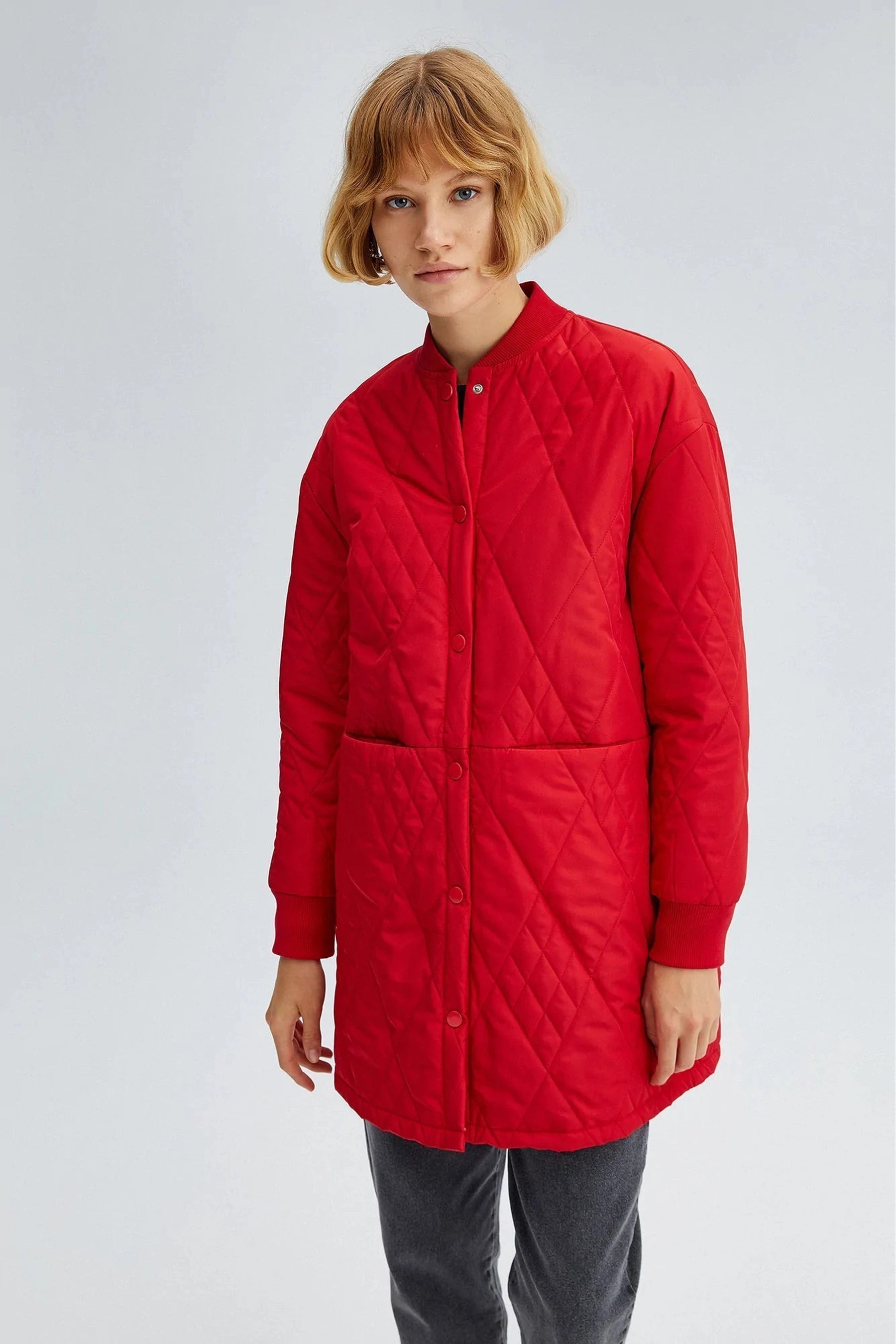 Quilted Ribbed Jacket - By Baano