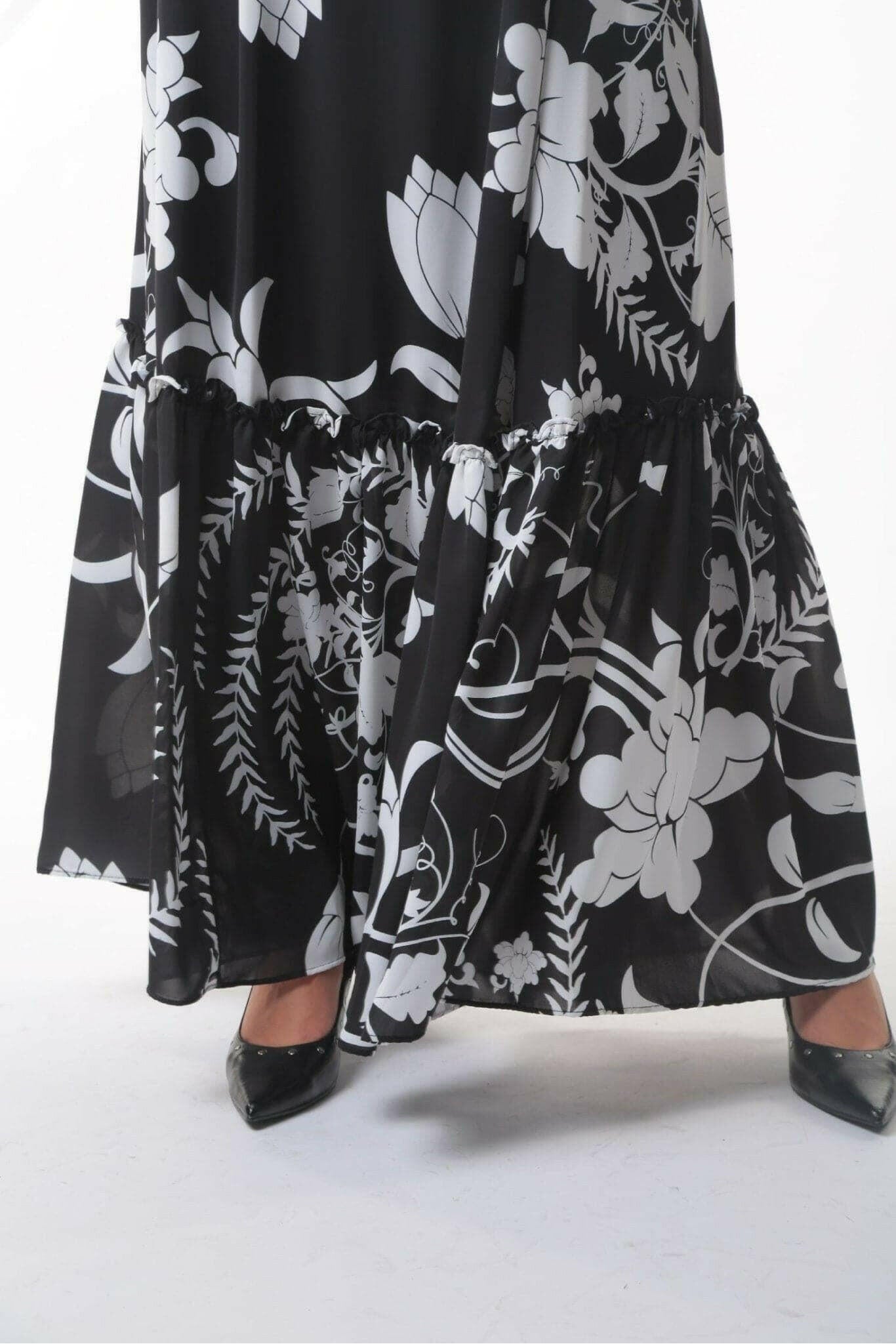 Roxy Long Maxi Dress with Long Sleeves Maxi Dress BY Baano   