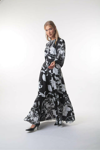 Roxy Long Maxi Dress with Long Sleeves